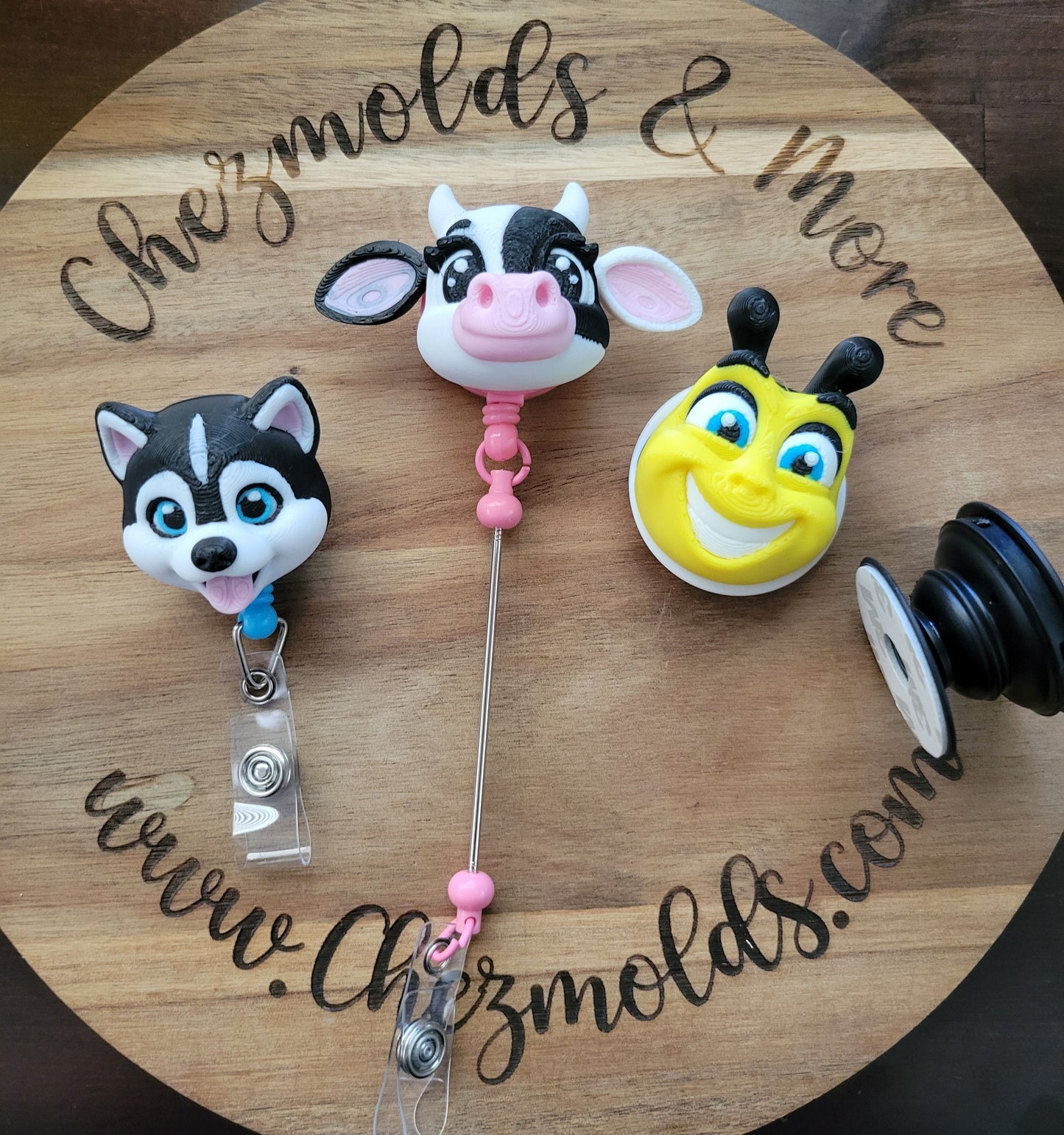 3d printed  3D flatback- Dog collection