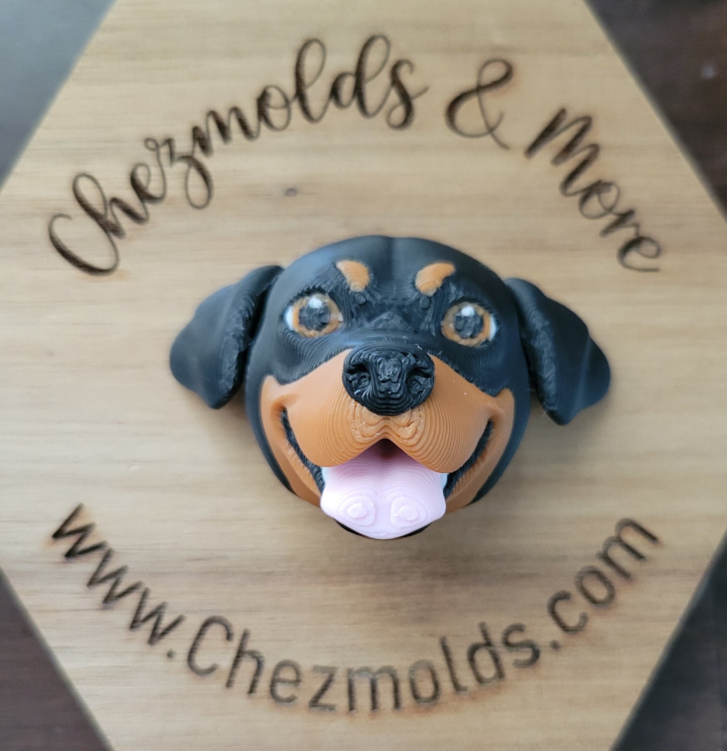 3d printed  3D flatback- Dog collection