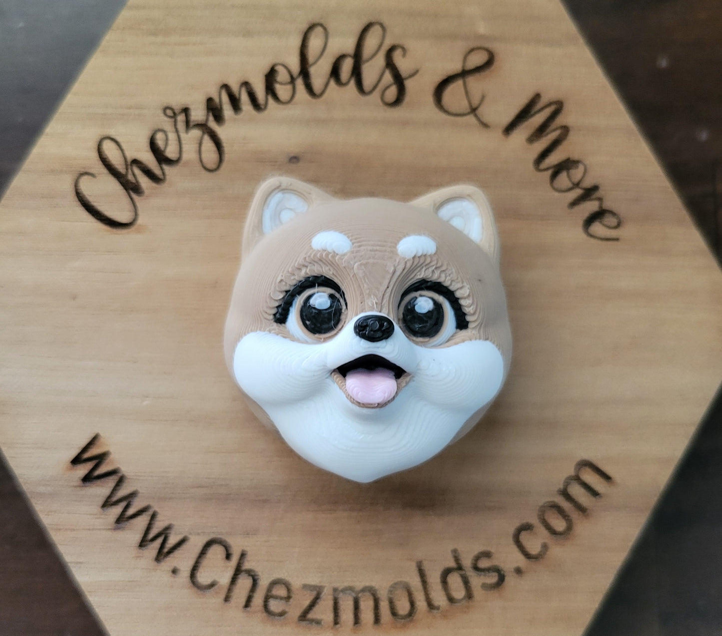 3d printed  3D flatback- Dog collection