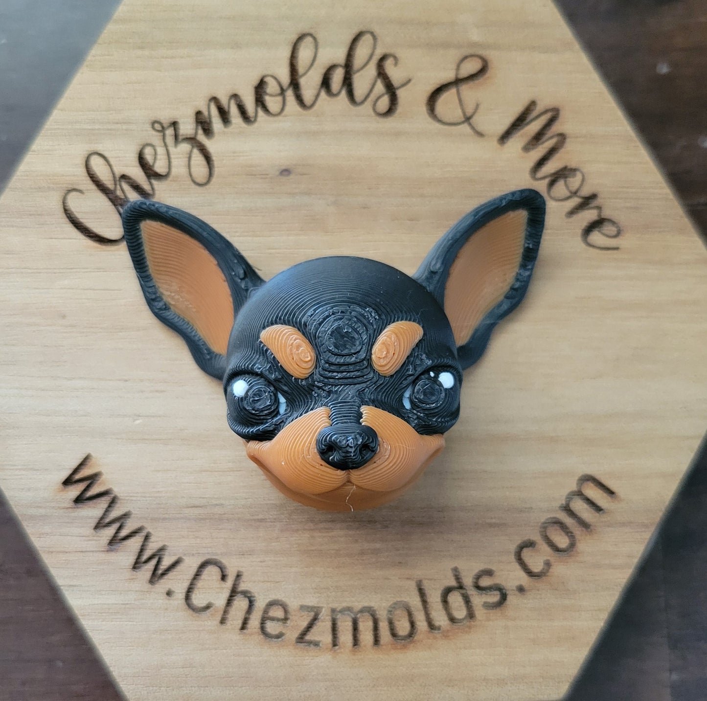 3d printed  3D flatback- Dog collection