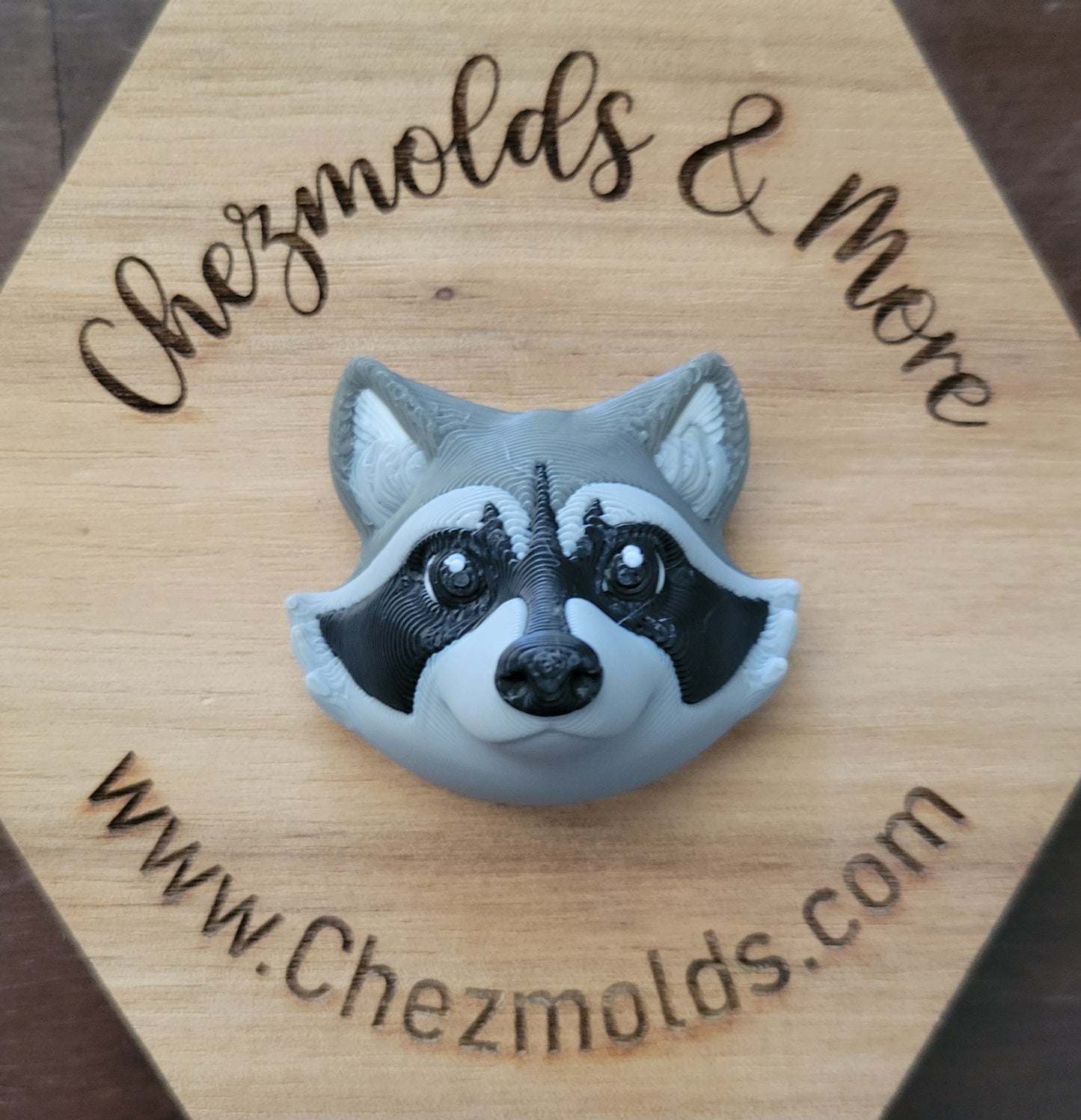 3d printed 3D flatback-raccoon