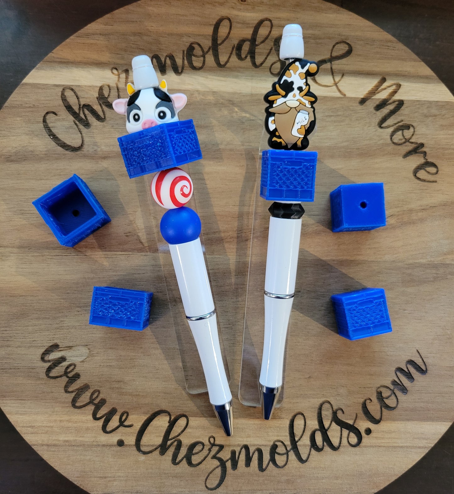 CE 3d printed focal Bead- Milk crate