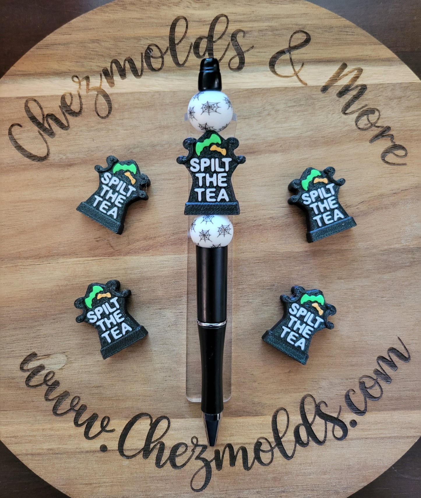 CE 3d printed focal Bead-Tombstones