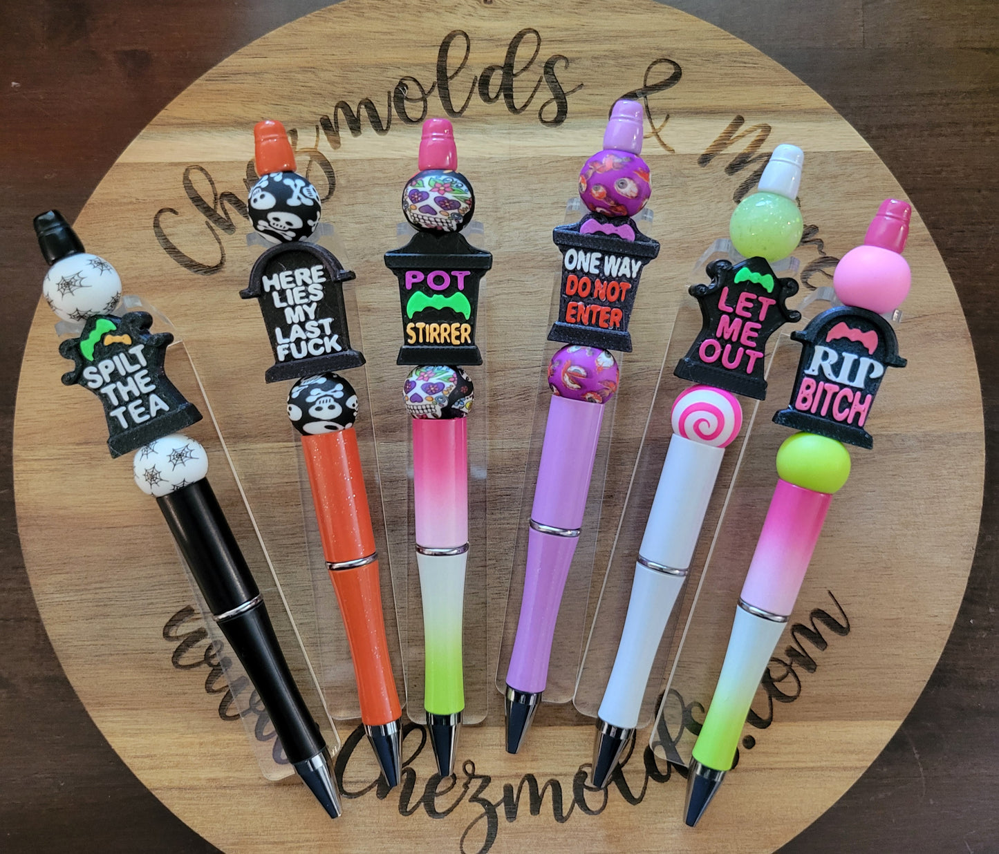 CE 3d printed focal Bead-Tombstones