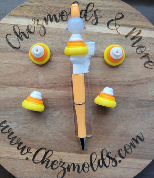 CE 3d printed focal Bead-candy poo