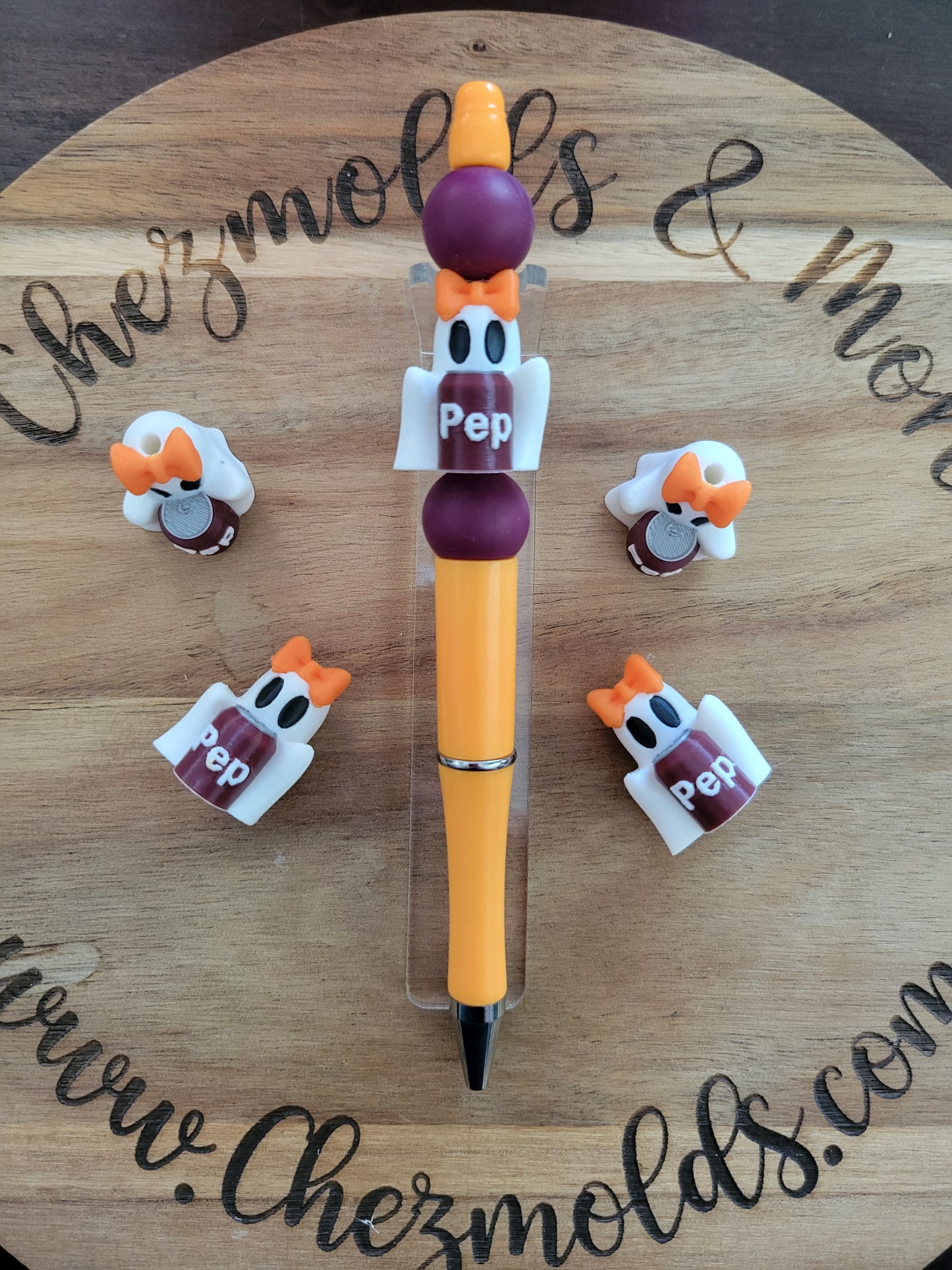 CE 3d printed focal Bead-Pep Ghost