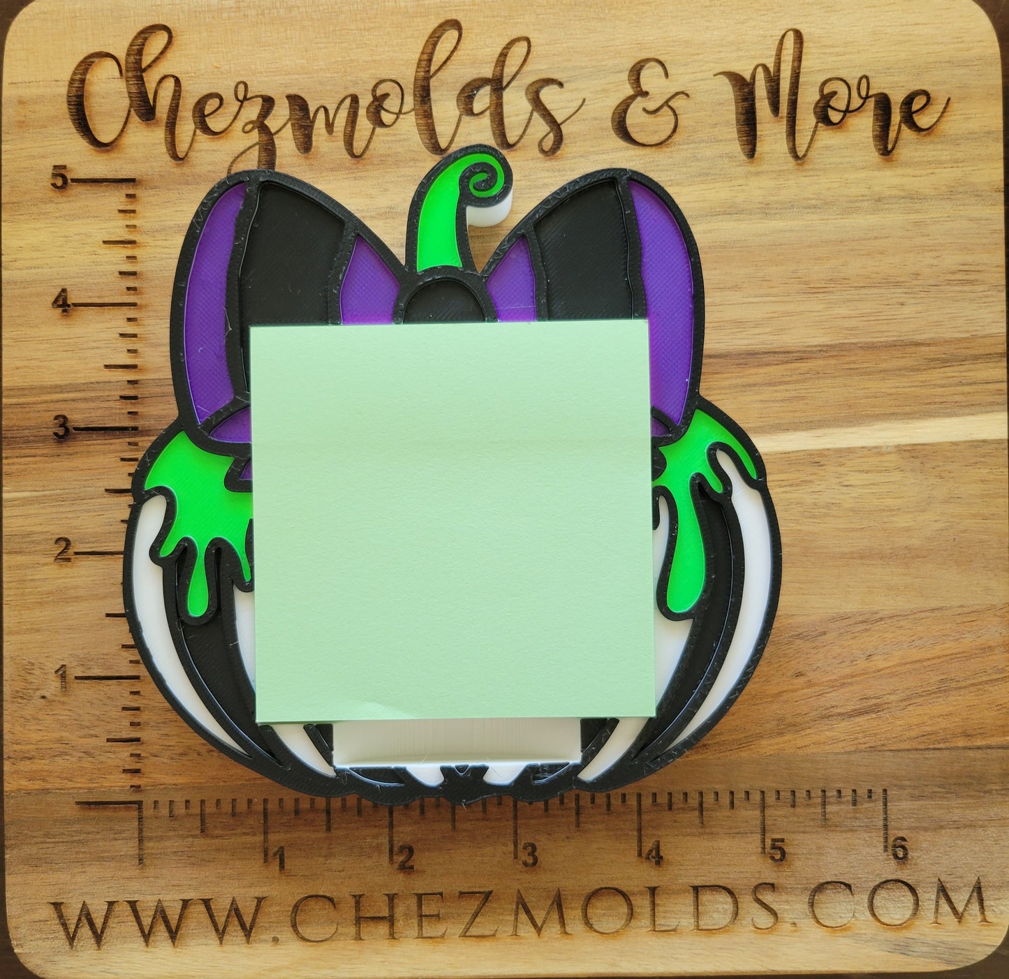 CE 3d printed post it note holder- beetle punkin