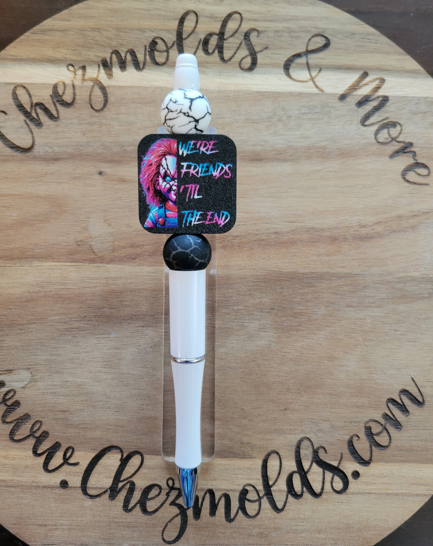 CE 3d printed focal Bead-horror prints