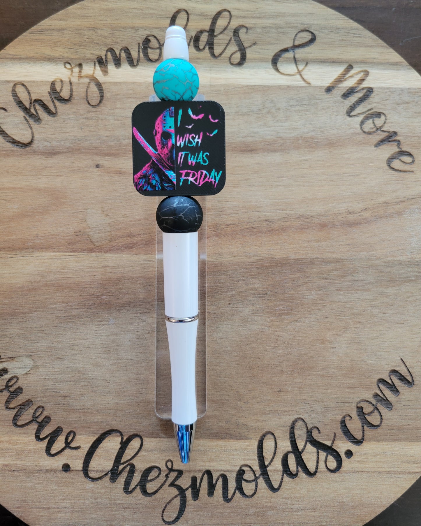 CE 3d printed focal Bead-horror prints