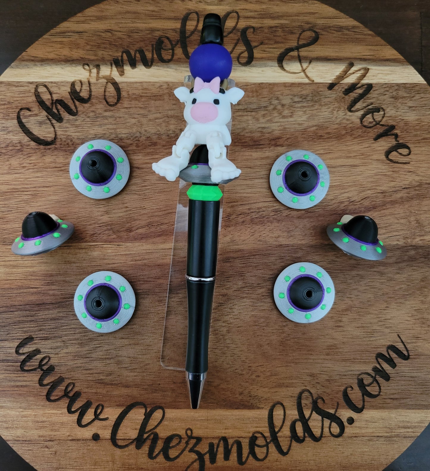 CE 3d printed focal Bead-UFO