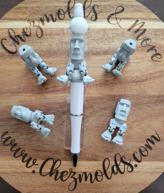 CE 3d printed focal Bead-Moai kicker ( flexy feet )