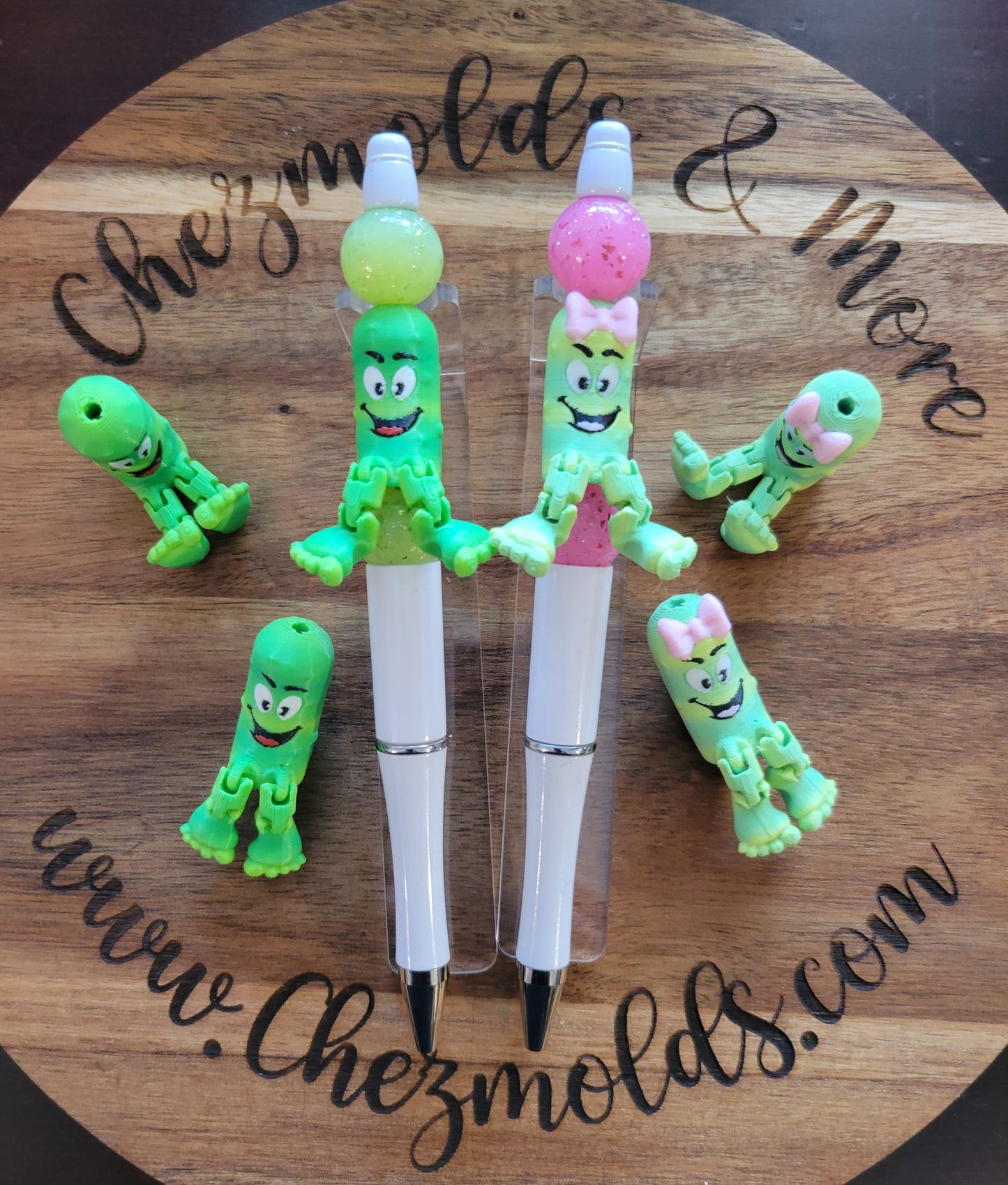 CE 3d printed focal Bead-happy pickle kicker ( flexy feet )