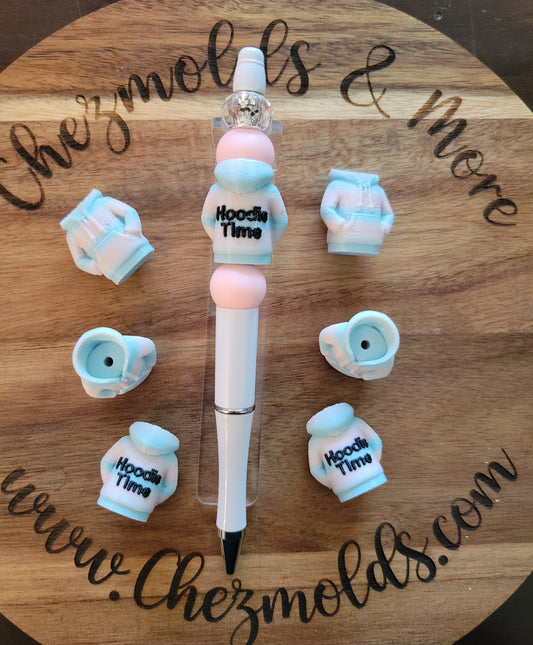 CE 3d printed focal Bead-Hoodie time