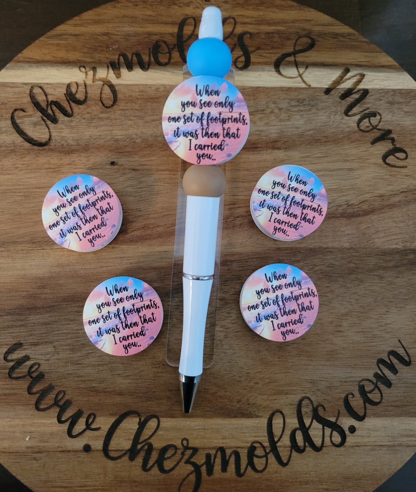 CE 3d printed focal Bead-footprints