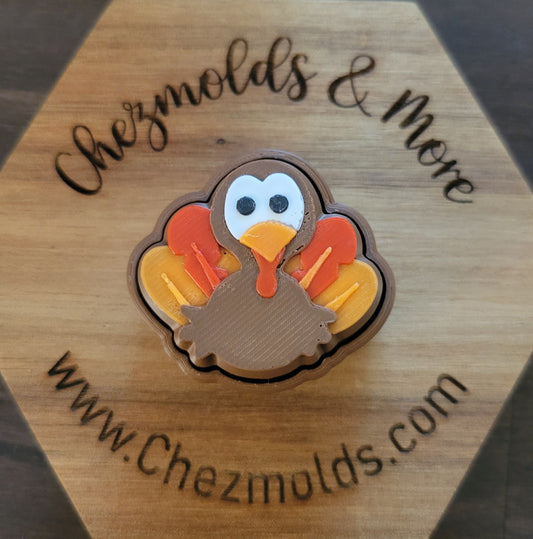 CE 3d printed  fidget clicker- with keychain hole - turkey