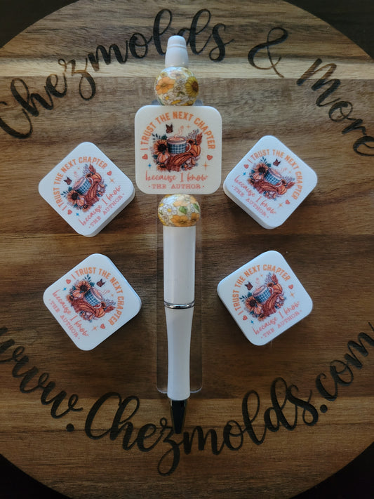 CE 3d printed focal Bead-I trust the next chapter