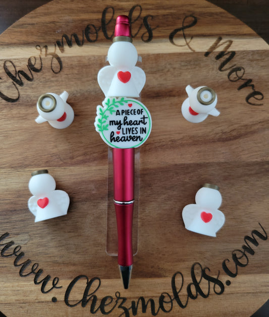 CE 3d printed focal Bead- Angel