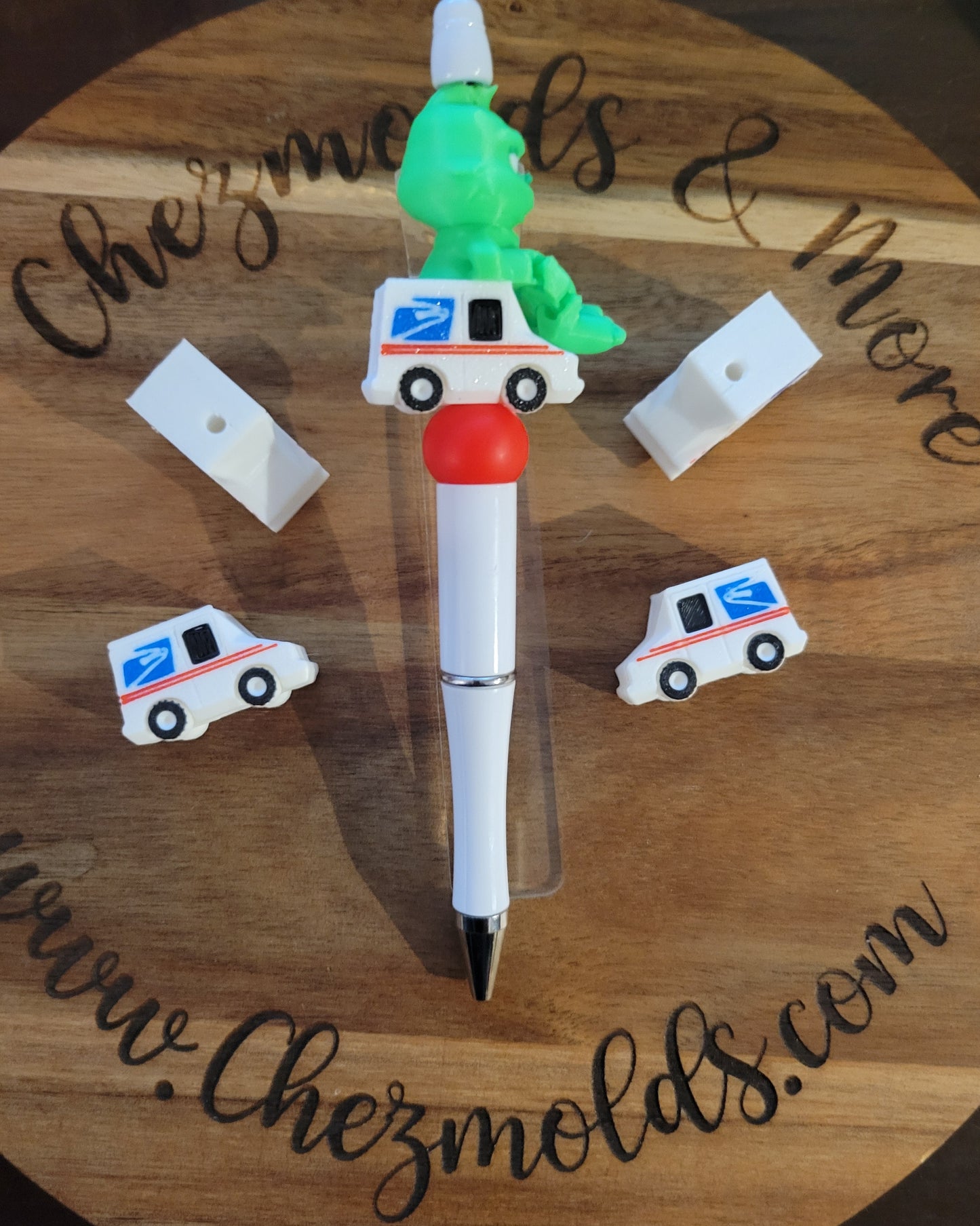 CE 3d printed focal Bead-mail truck