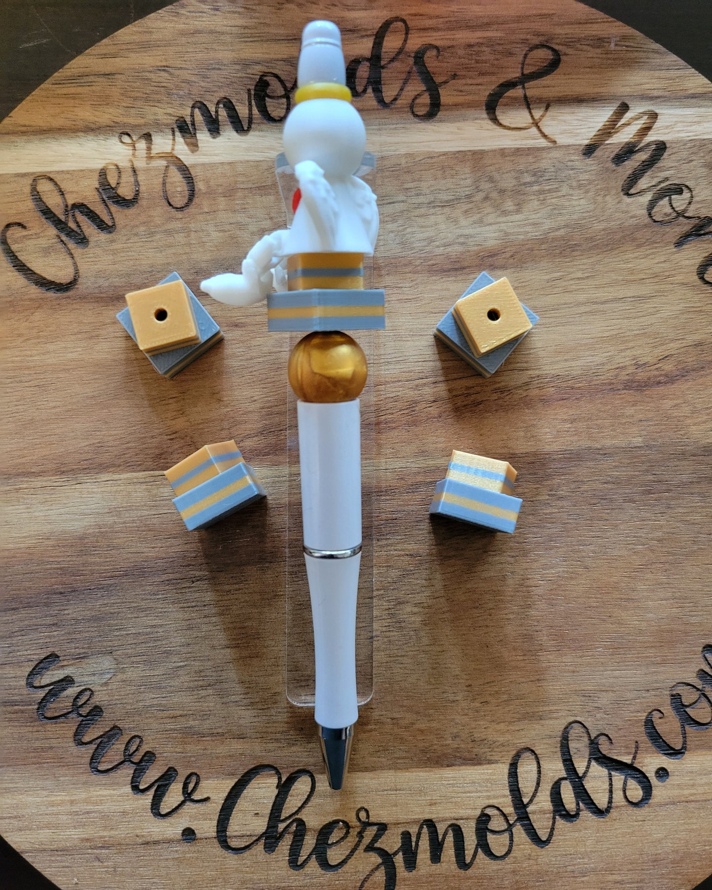 CE 3d printed focal Bead- Presents