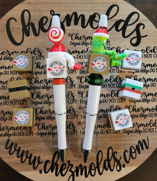 CE 3d printed focal Bead-North pole delivery package