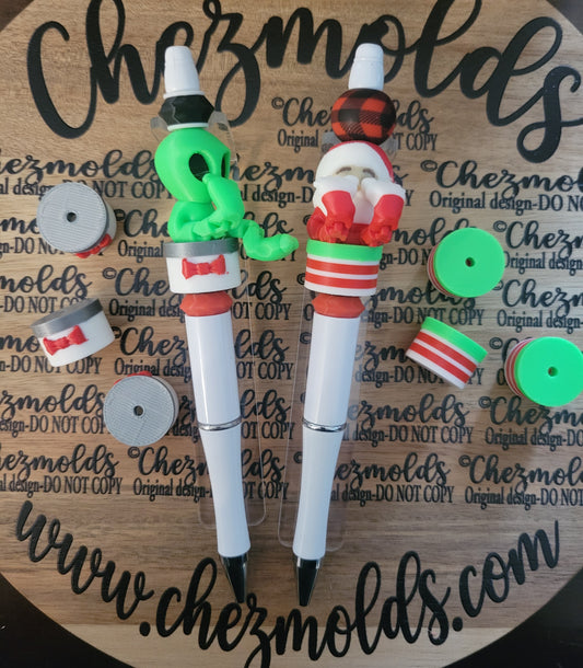 CE 3d printed focal Bead-round presents - solid seat