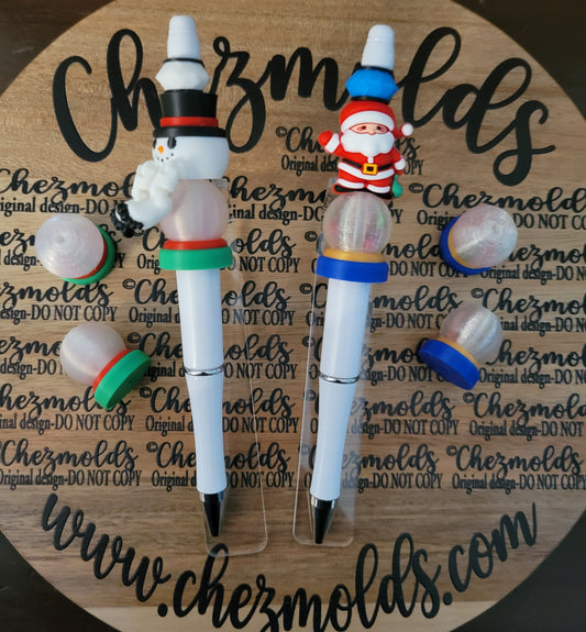 CE 3d printed focal Bead-Snowglobe shaker