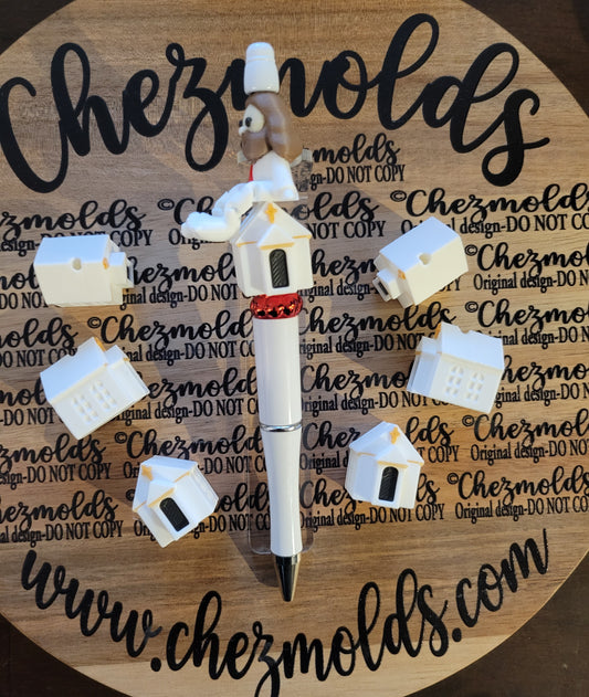 CE 3d printed focal Bead- Church