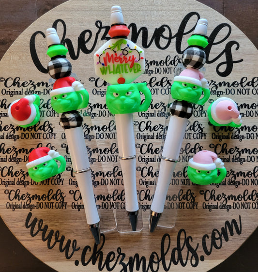 CE 3d printed focal Bead-Green man coffee mug