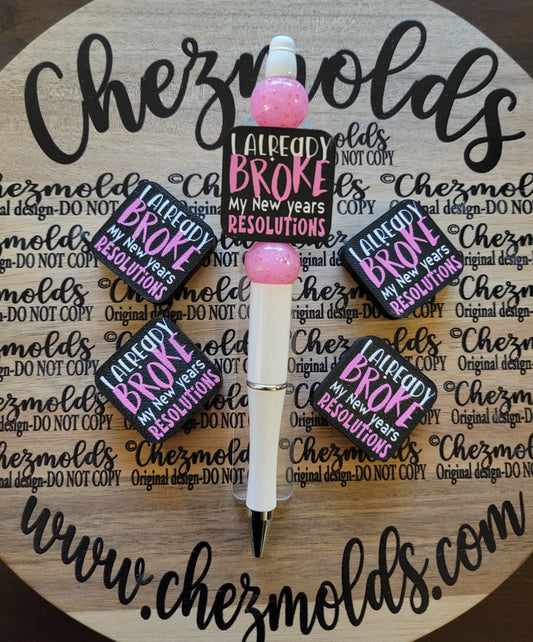 CE 3d printed focal Bead-I already broke my NY Resolutions