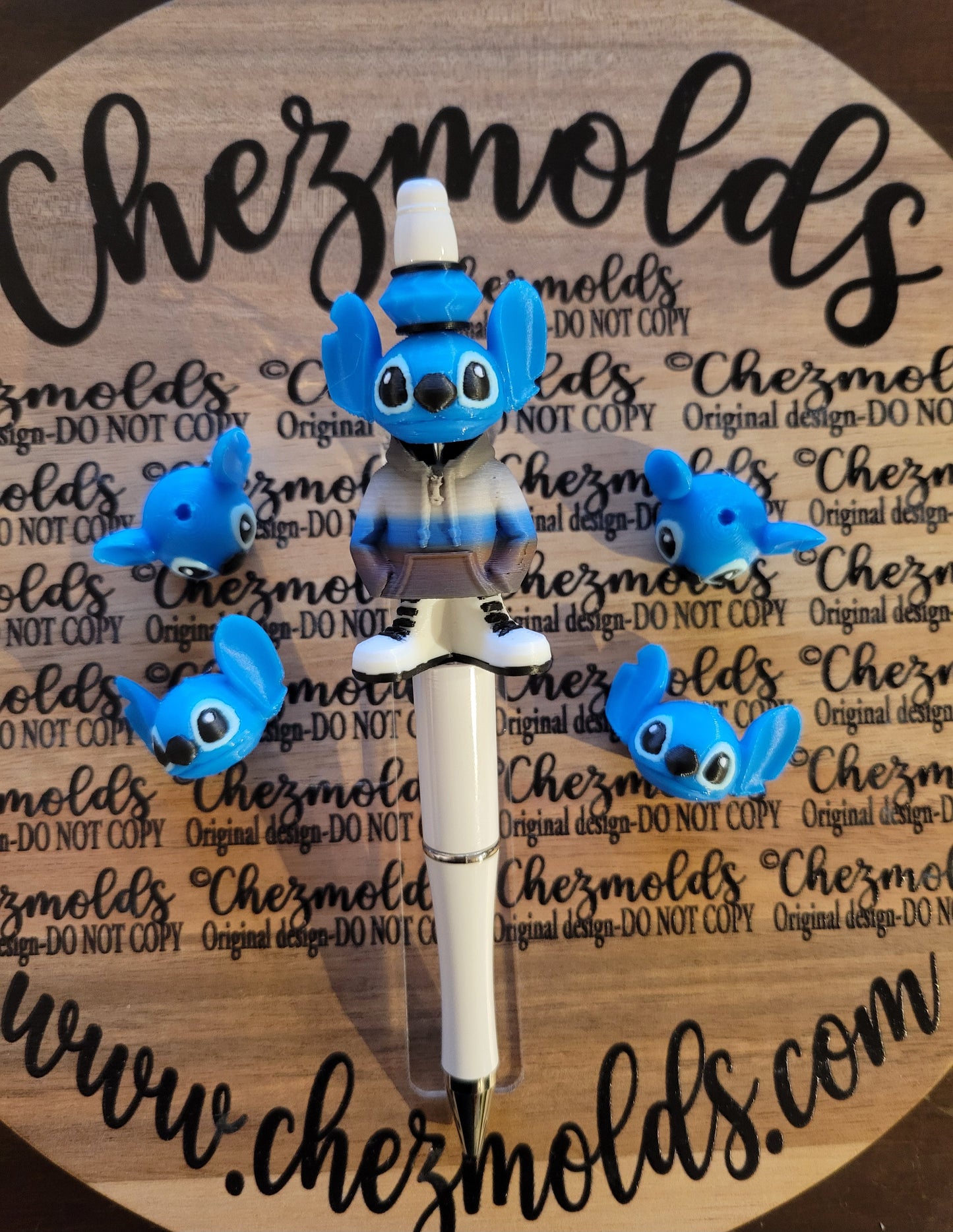 CE 3d printed focal Bead- BUILD A BUDDY-sold individually