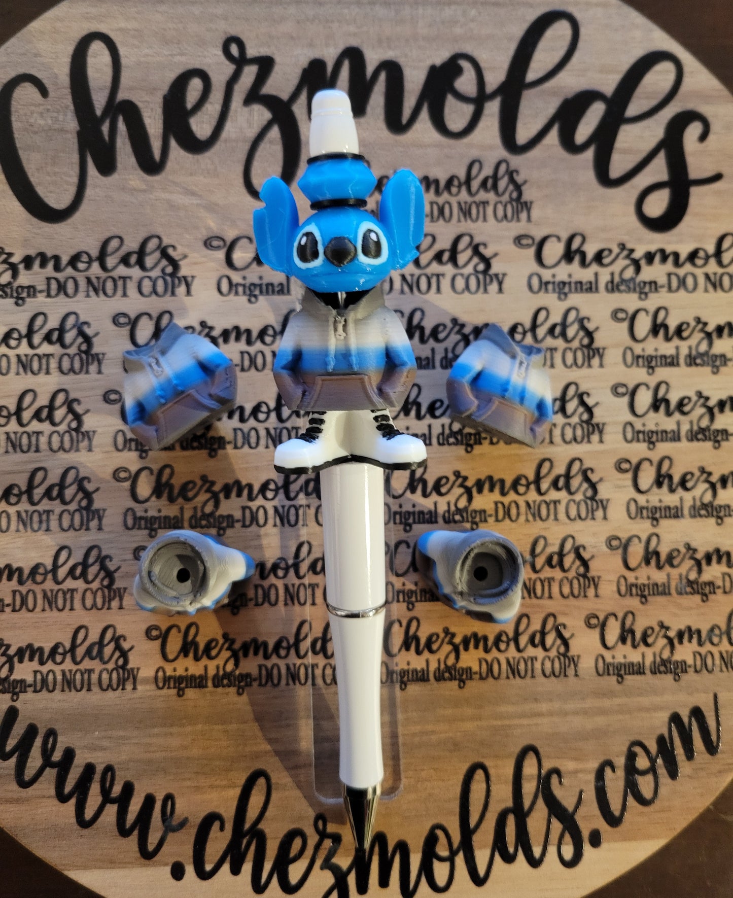 CE 3d printed focal Bead- BUILD A BUDDY-sold individually