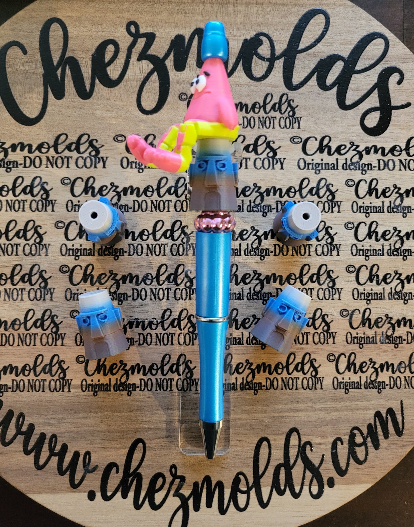 CE 3d printed focal Bead-squid house