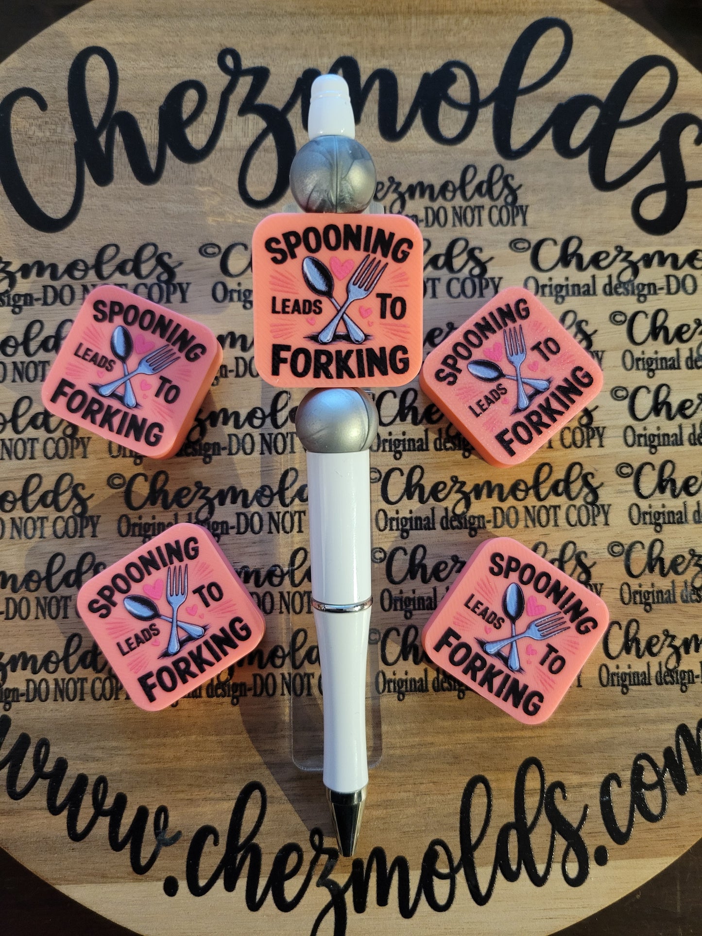 CE 3d printed focal Bead-Spooning leads to forking