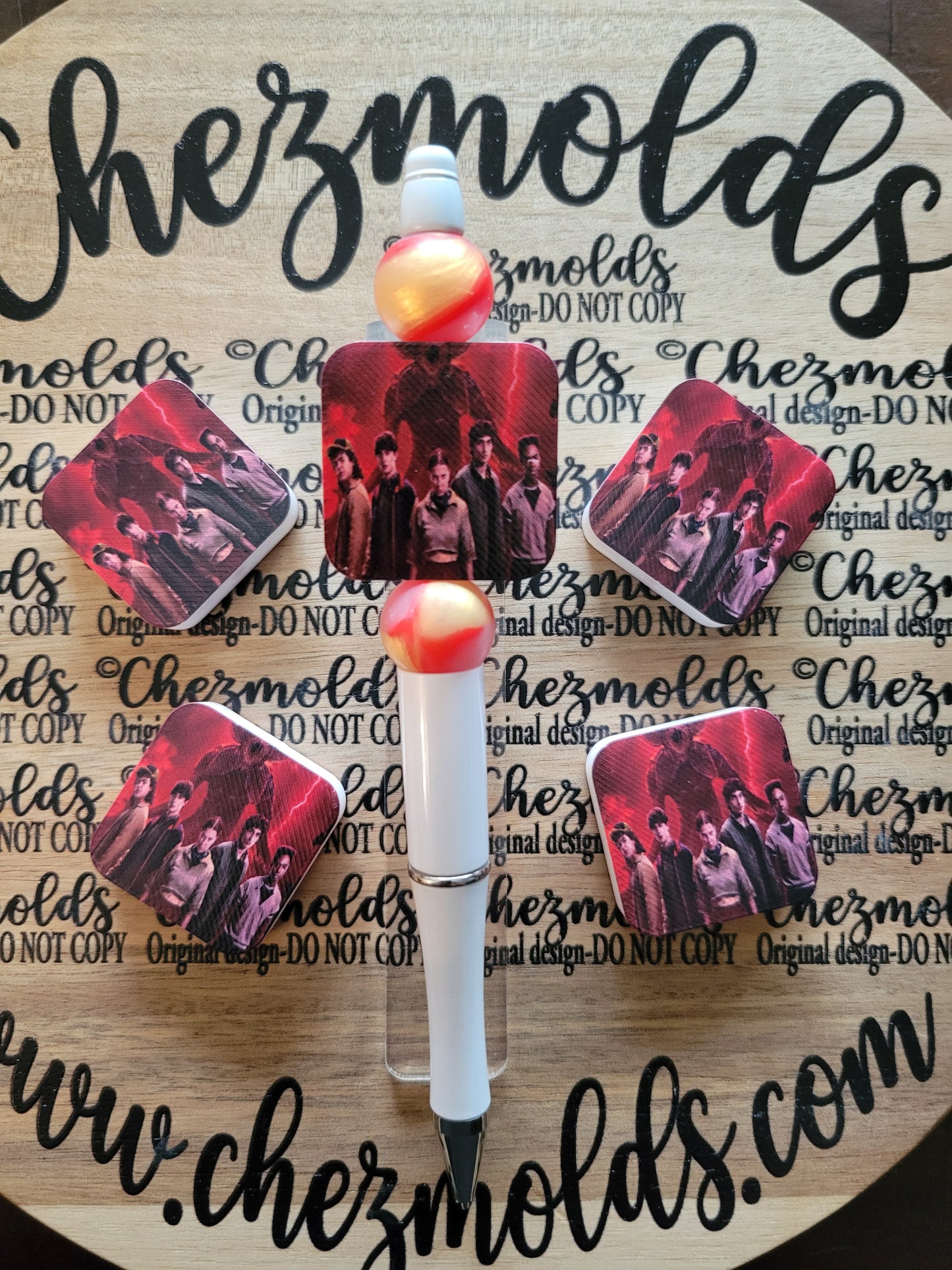 CE 3d printed focal bead-ST- cast