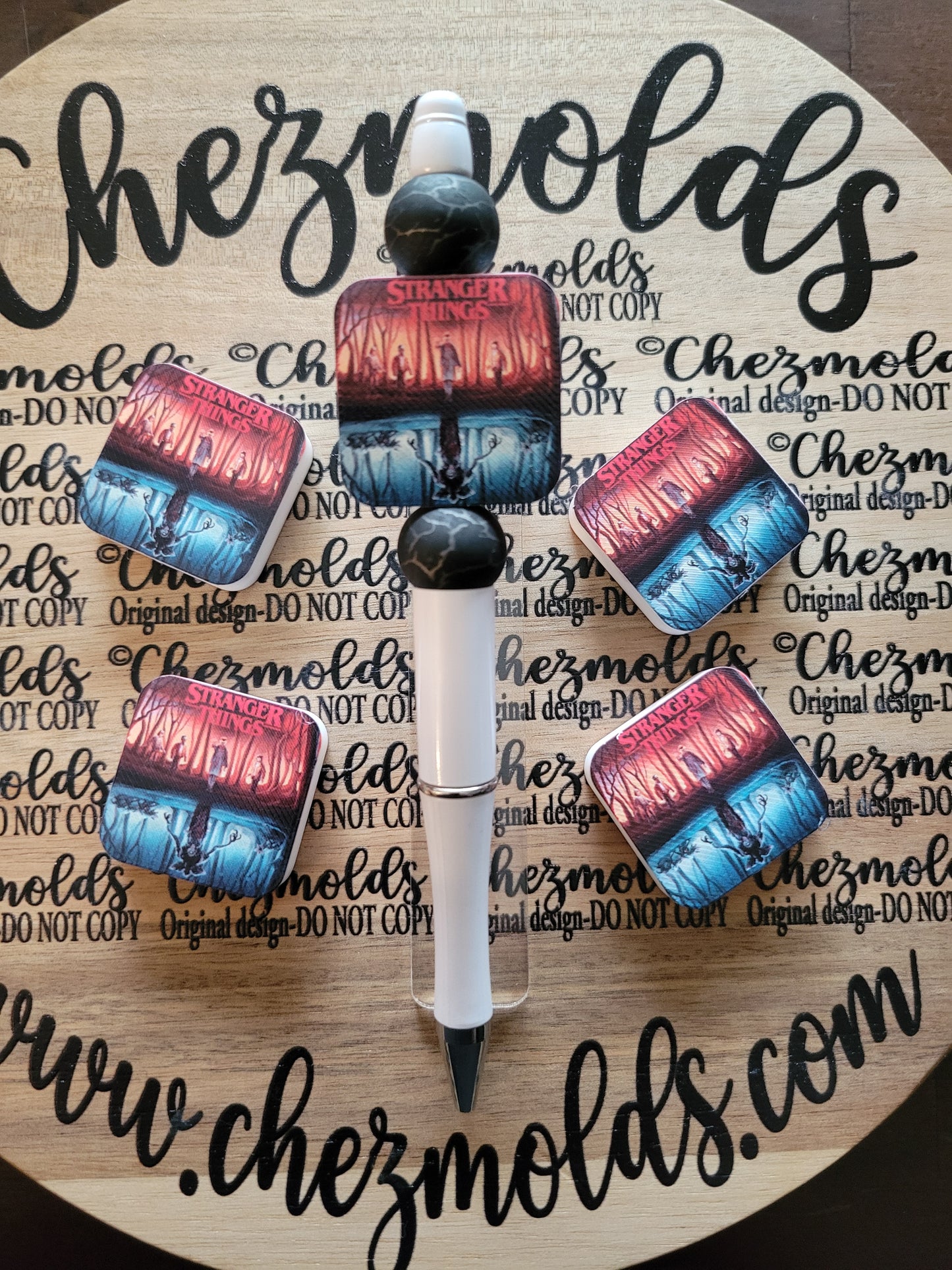 CE 3d printed focal bead-ST- lake