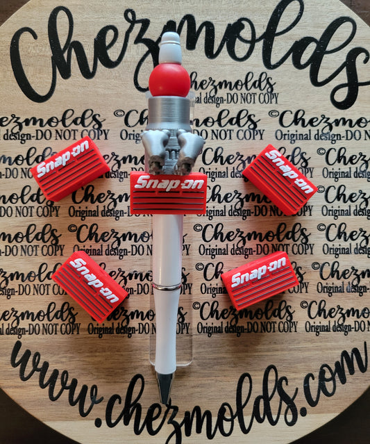 CE 3d printed focal bead-red toolbox