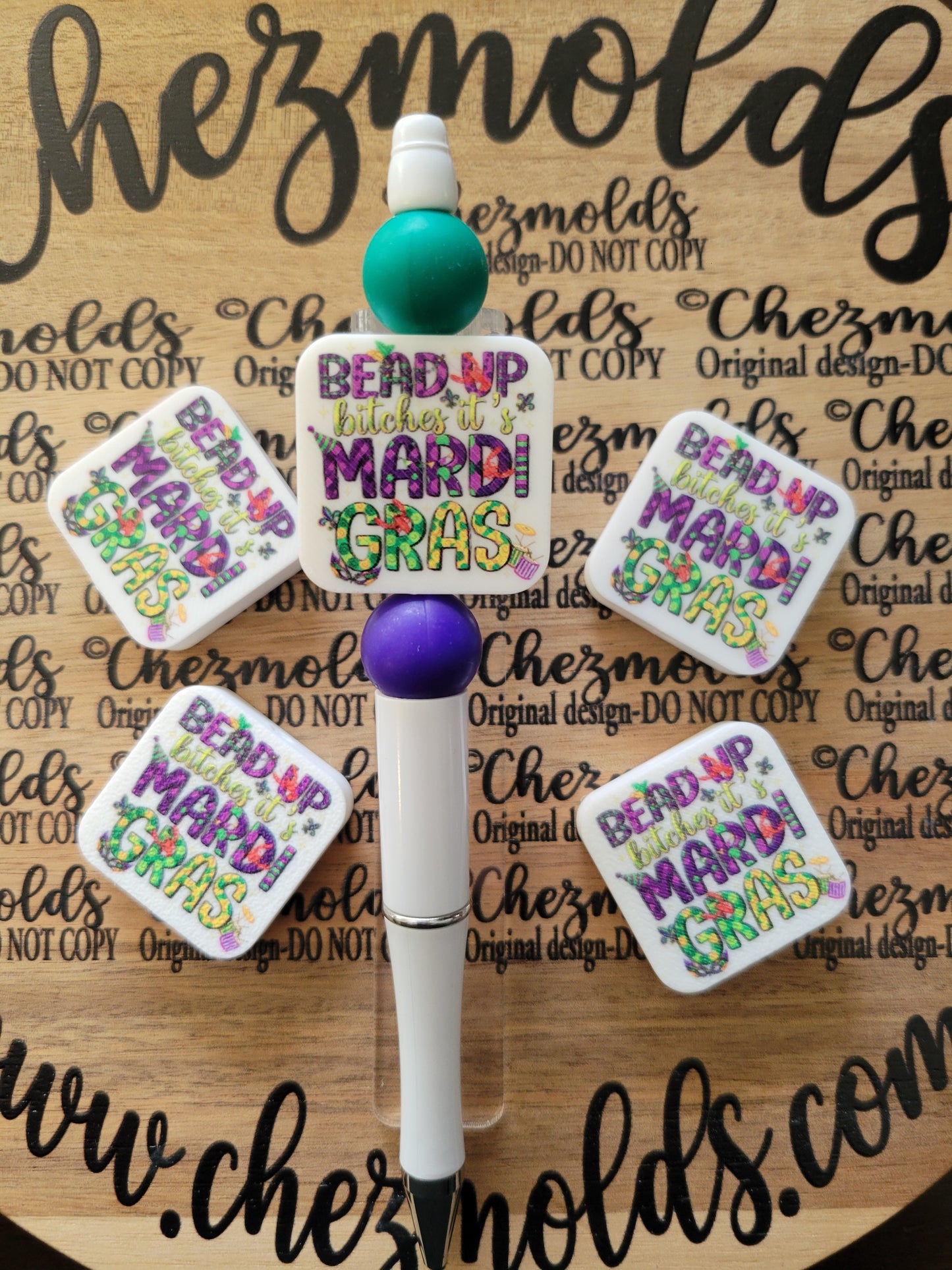 CE 3d printed focal Bead-Bead up B*tches