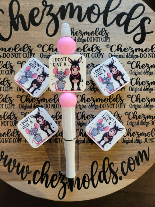 CE 3d printed focal Bead-dont give a ratz azz