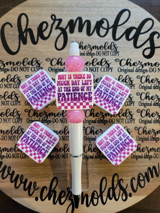 CE 3d printed focal Bead-Why so little patience