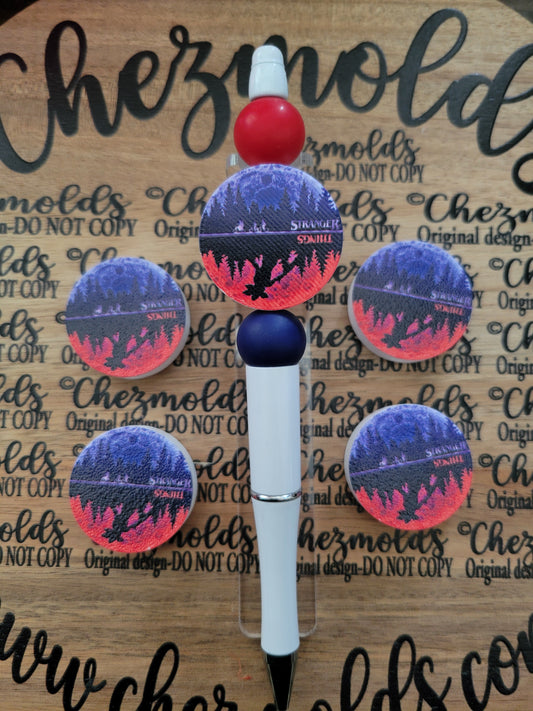 CE 3d printed focal bead-ST moon