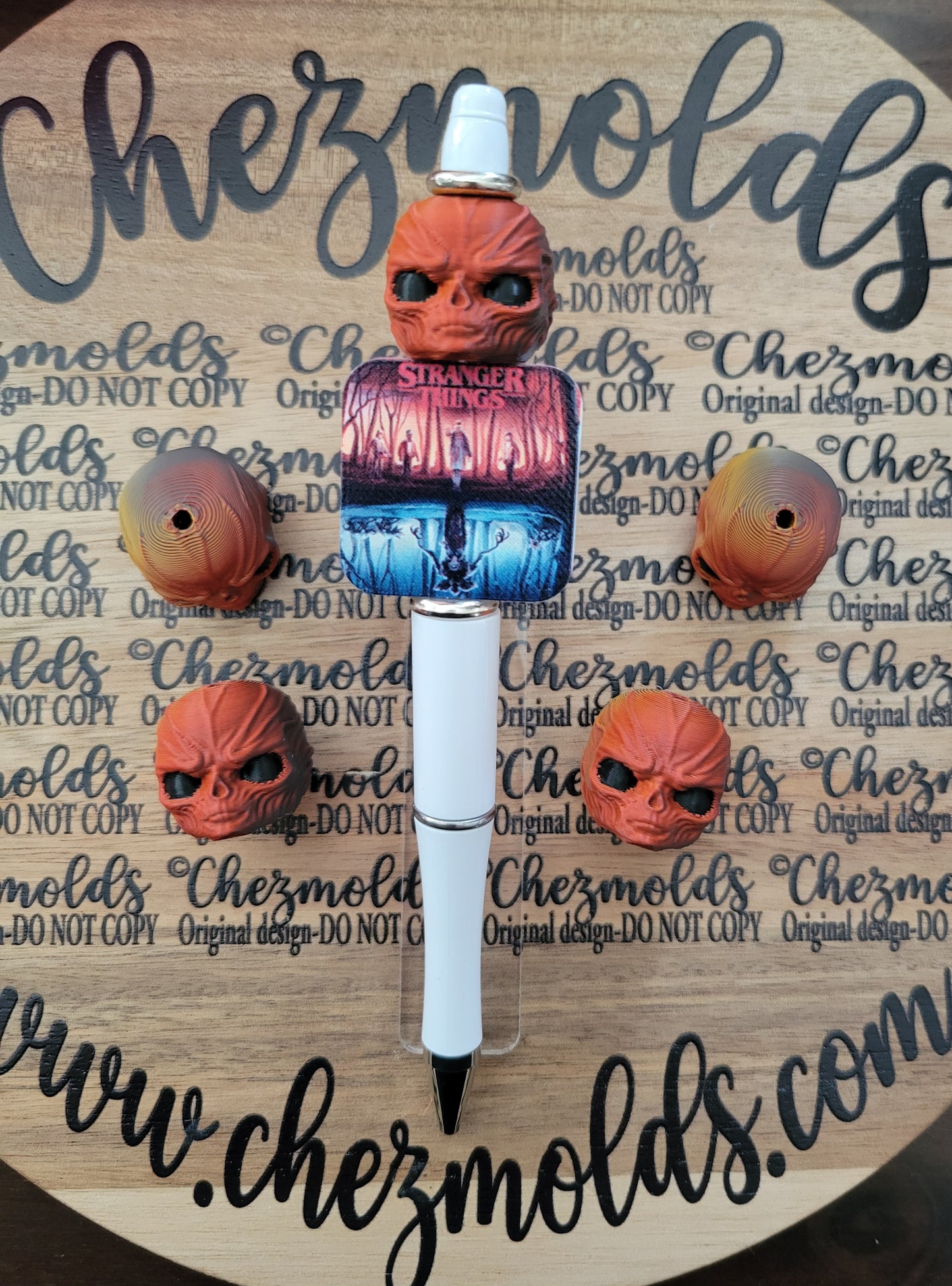 CE 3d printed focal bead-ST Vecna head