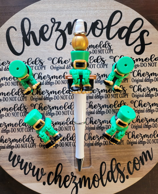 CE 3d printed focal bead- Lucky Hat kicker ( flexy feet )