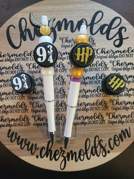 CE 3d printed Clicky button-  focal Bead-HP