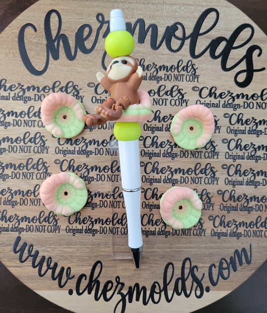 CE 3d printed focal Bead- spring bean bag