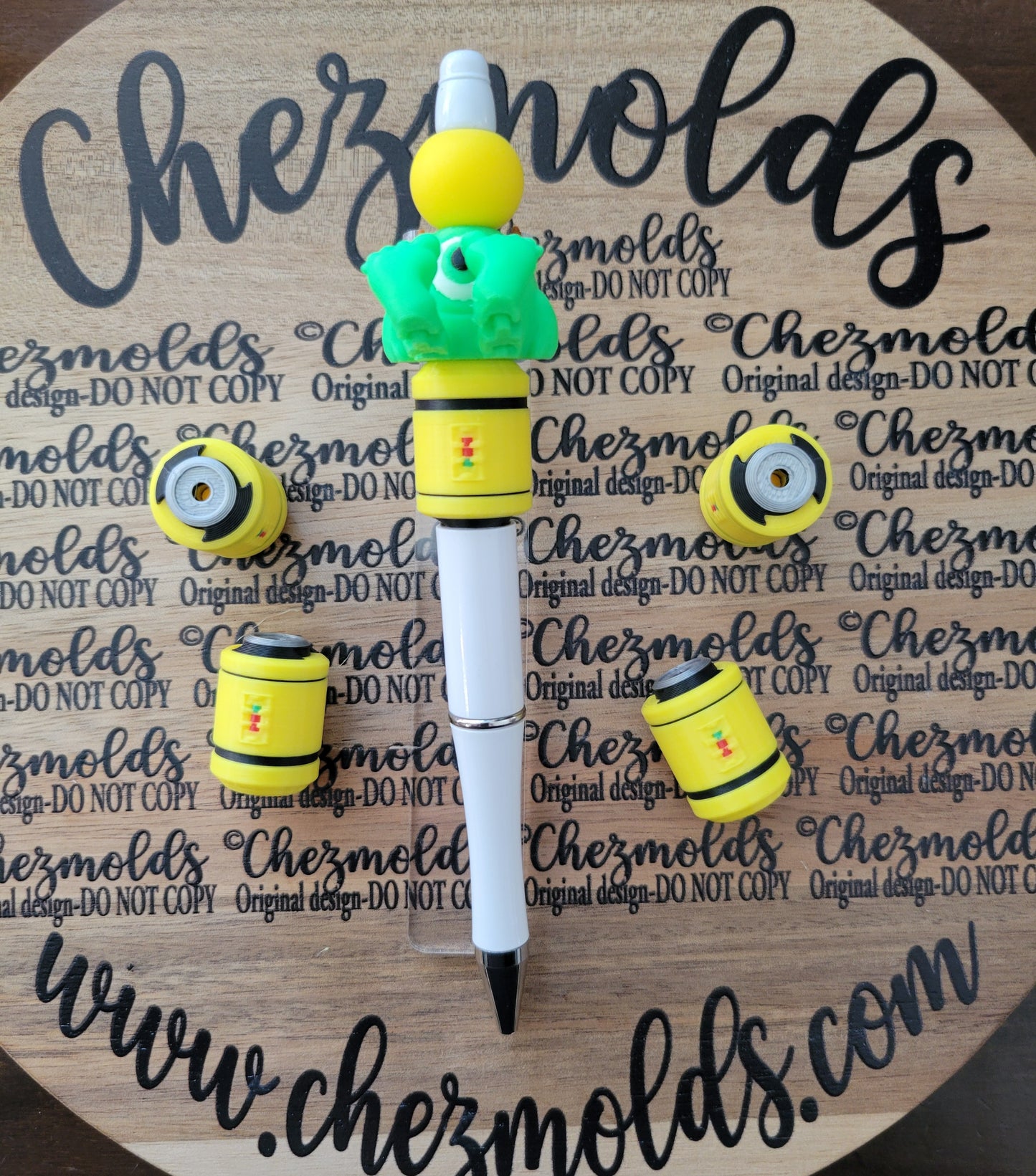 CE 3d printed focal Bead-3d can o screams