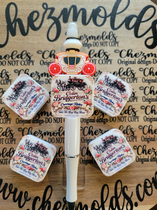 CE 3d printed focal Bead-Collin carriage rides Social season is upon us - CG exclusive design