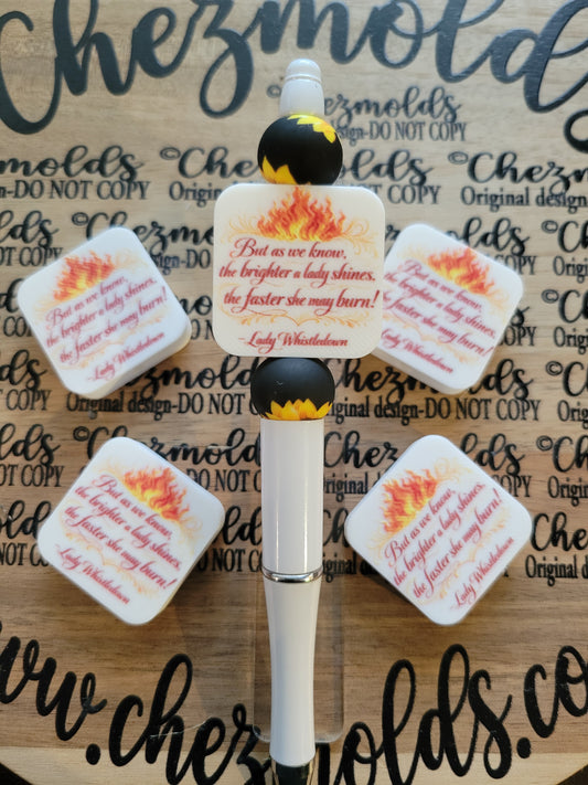 CE 3d printed focal Bead-Brighter shine faster burn - CG exclusive design