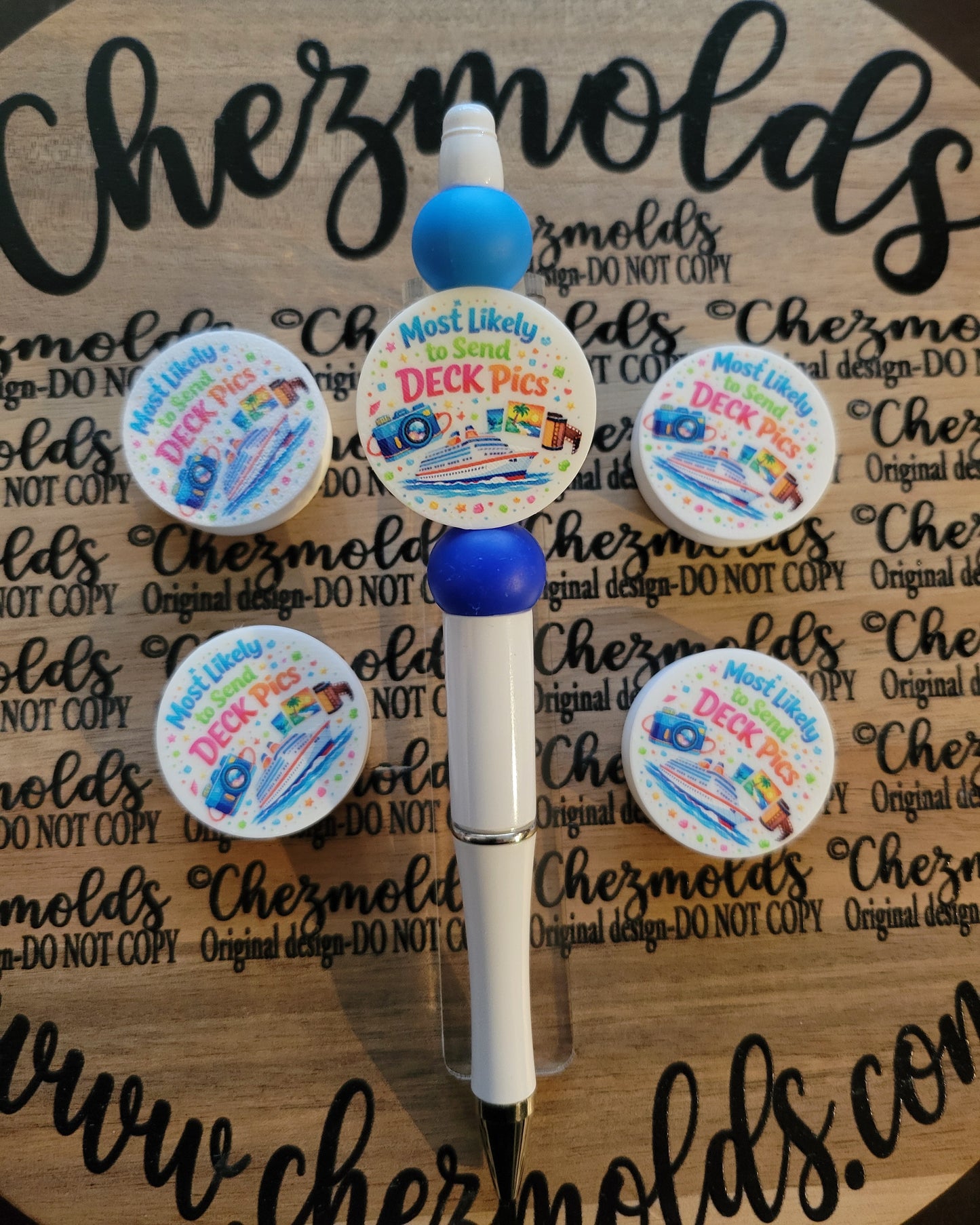 CE 3d printed focal Bead- Cruise-deck pics- CG exclusive design