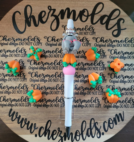 CE 3d printed focal Bead-carrot seat