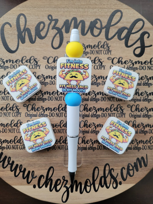 CE 3d printed focal Bead-fitness taco- CG exclusive design